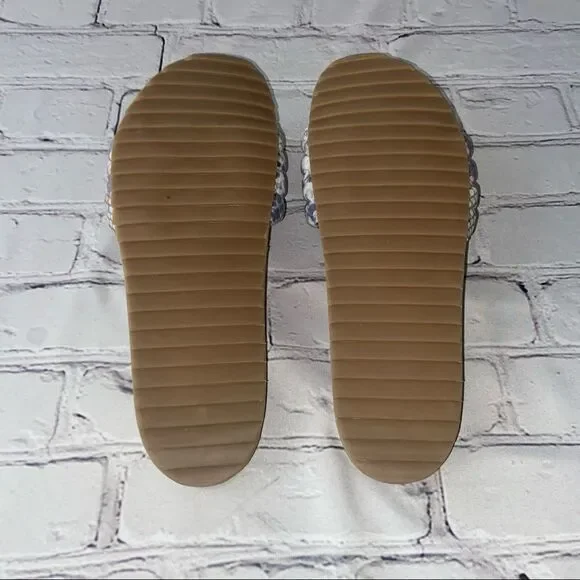 NWOB Coconuts by Matisse Women's Stunner Quilted Slide SandalSize  8 Pink Snake - Picture 5 of 5